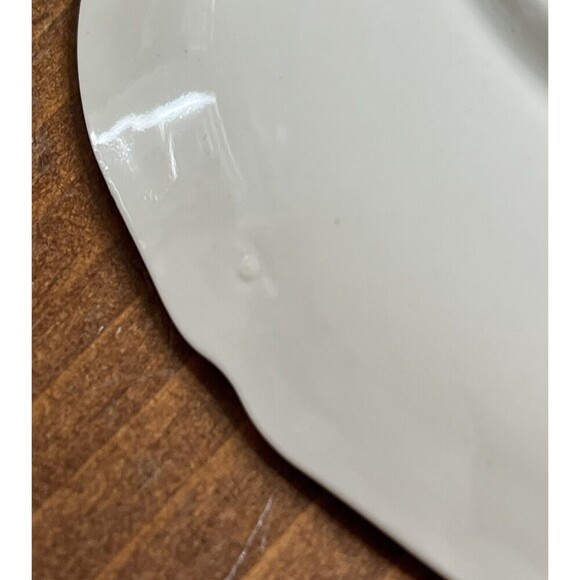 Set Of 6 Wedgwood Williamsburg Potpourri Saucers For Footed Cups 5-3/4" *FLAWED - Picture 12 of 15